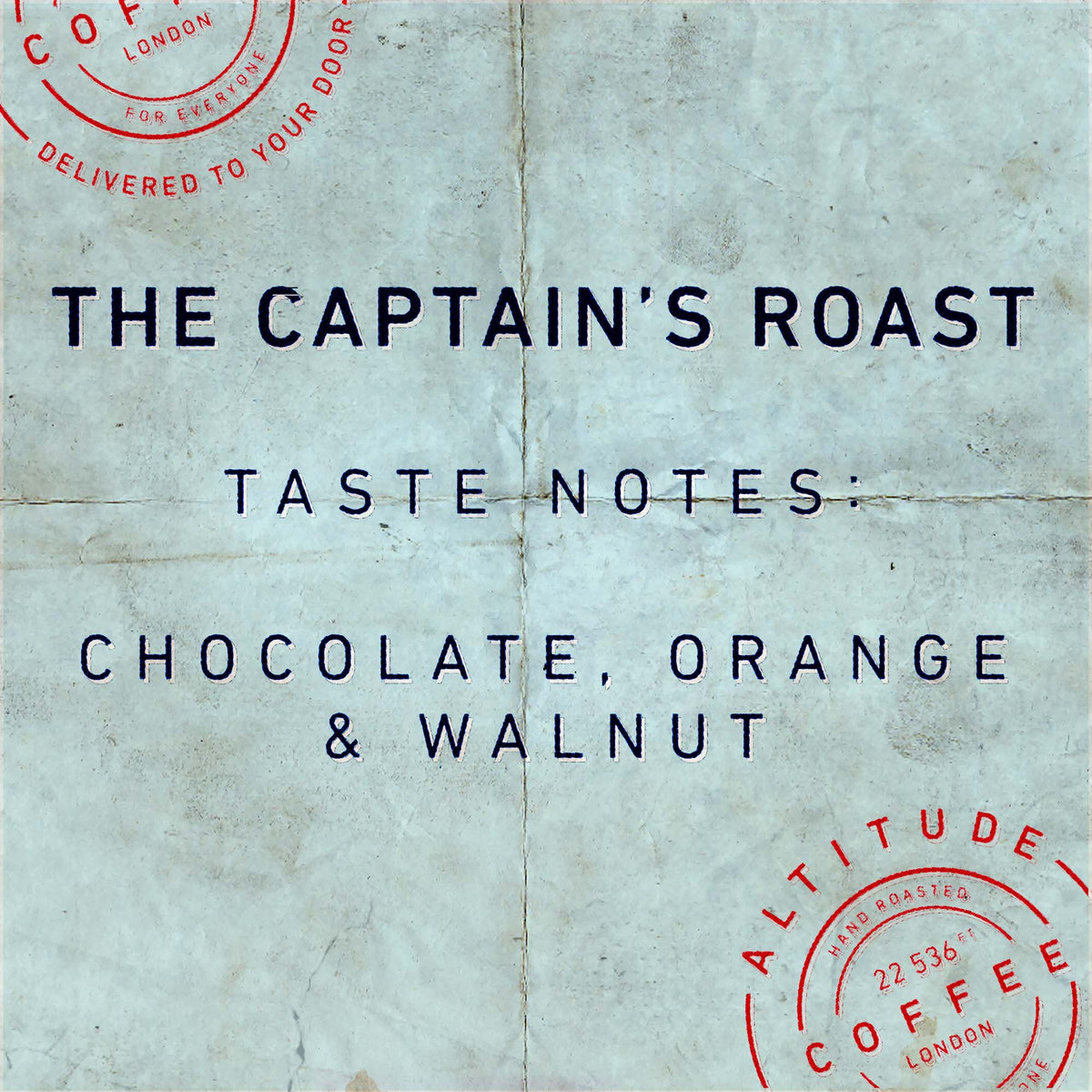 The Captain's Roast coffee blend taste notes