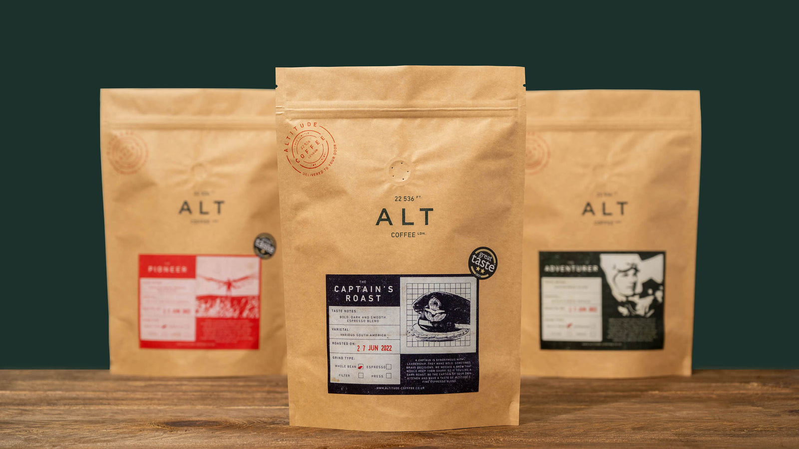 Award winning coffee blends