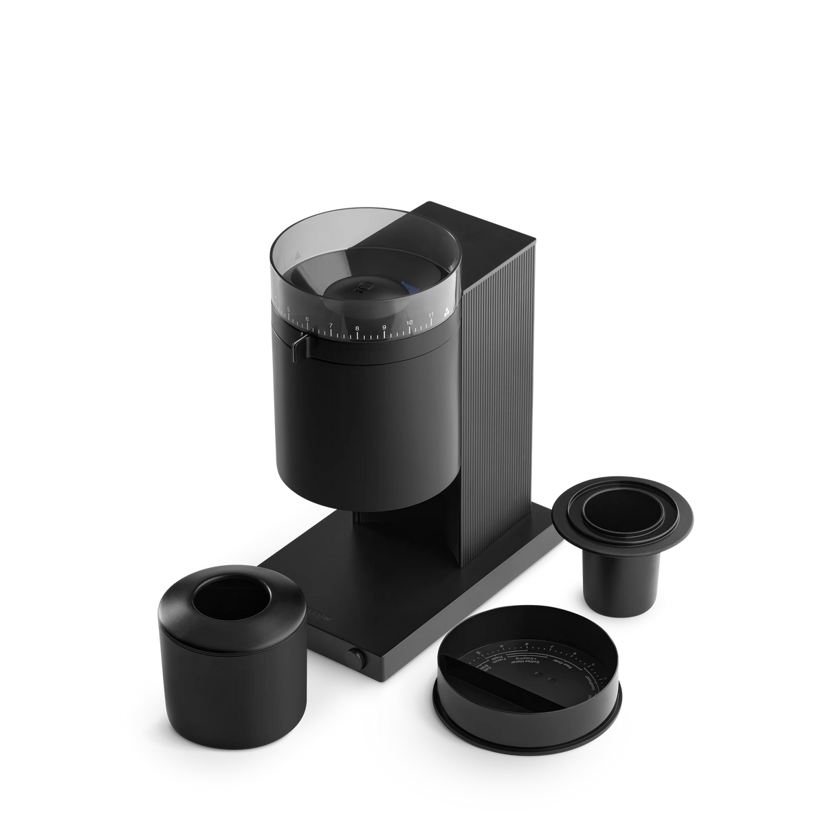 Fellow Opus grinder with accessories