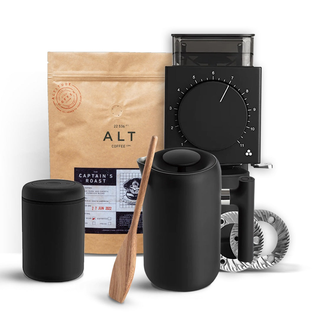 Fellow Ode Grinder and Clara Press coffee bundle