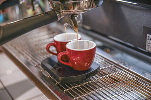 Felicita Arc in use on espresso machine