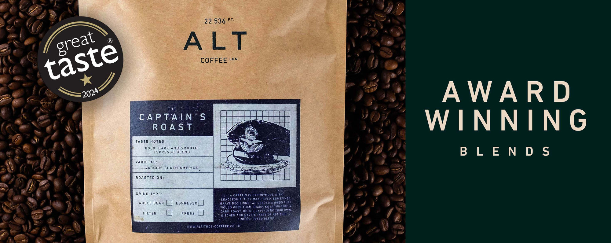 Altitude Coffee London Award Winning Blends