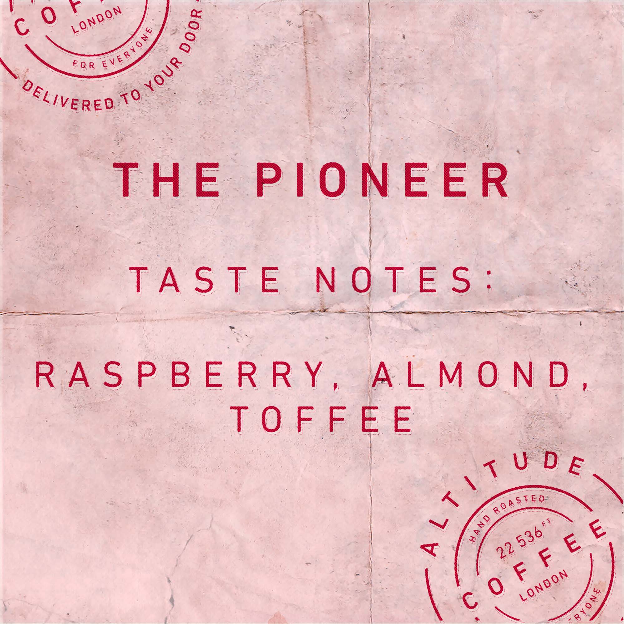 The Pioneer specialty coffee blend