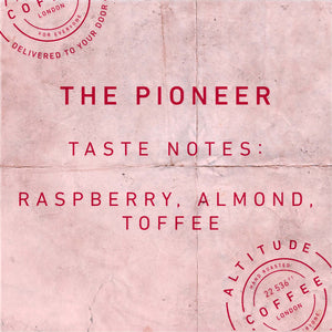 The Pioneer coffee blend taste notes
