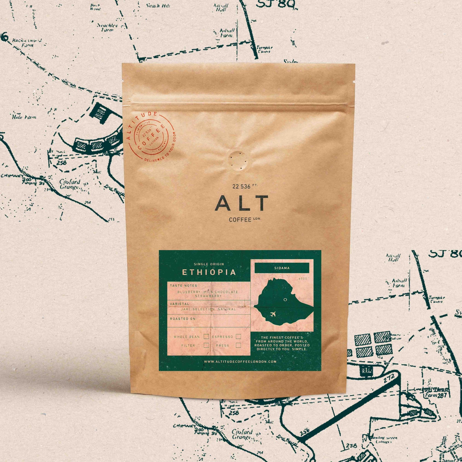 Ethiopia specialty coffee from Kontema