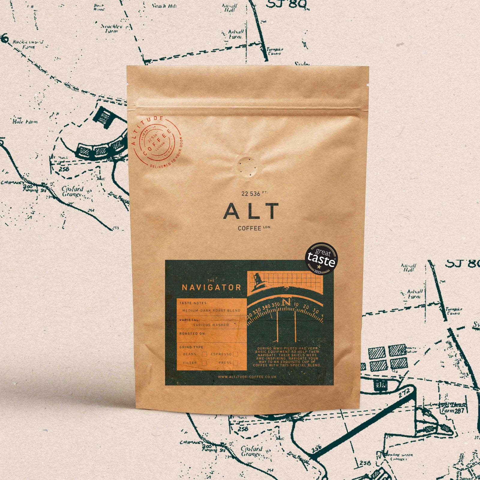The Navigator specialty coffee blend
