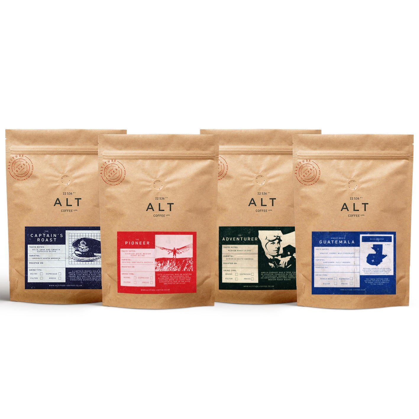 Specialty coffee premium collection by Altitude Coffee London
