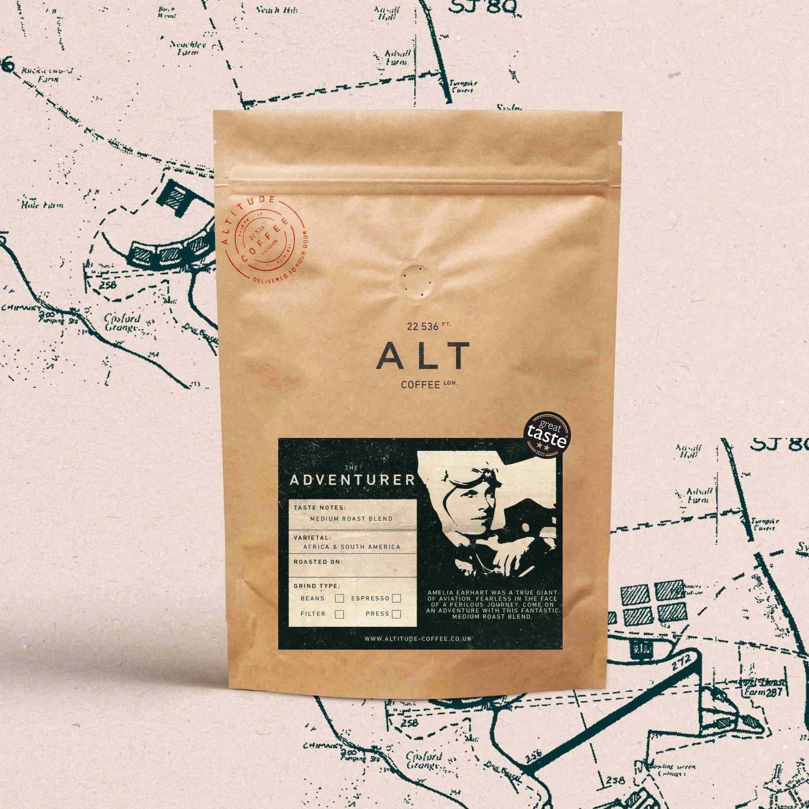 The Adventurer specialty coffee blend