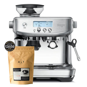 Sage Barista Pro Stainless Steel with coffee gift